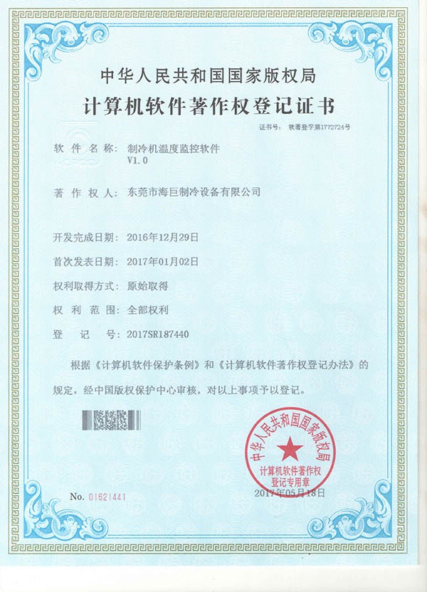 Software work certificate